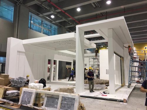 广州美博会展台搭建工厂 化妆行业展览专业工厂